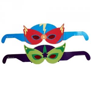 3D面具紙眼鏡(有零售紅藍鏡片)